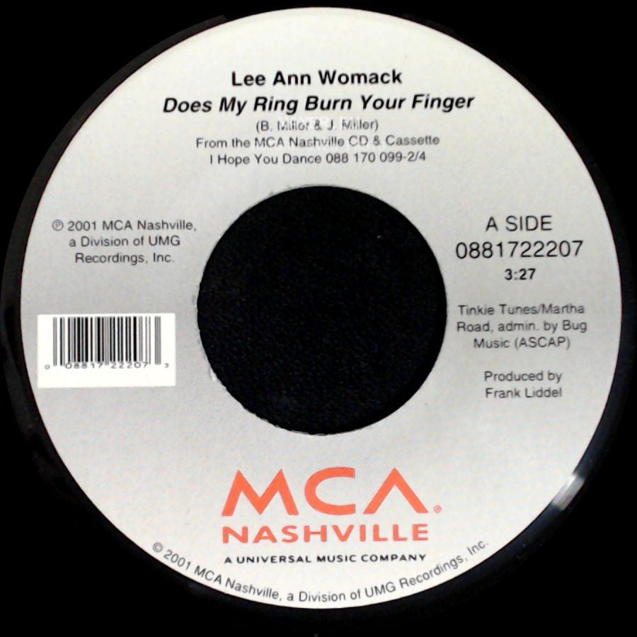 Lee Ann Womack - Does My Ring Burn Your Finger / Lord I Hope This Day Is Good side A