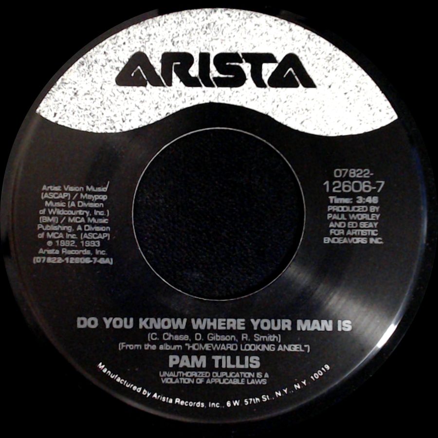 Pam Tillis - We've Tried Everything Else / Do You Know Where Your Man Is side B
