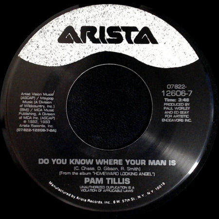 Pam Tillis - We've Tried Everything Else / Do You Know Where Your Man Is side B