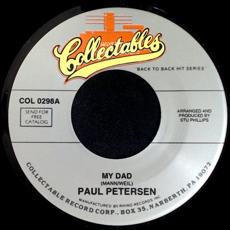 Paul Petersen - My Dad / She Can't Find Her Keys side A
