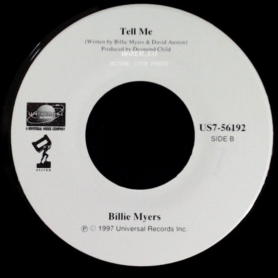 Billie Myers - Kiss The Rain / Tell Me side B