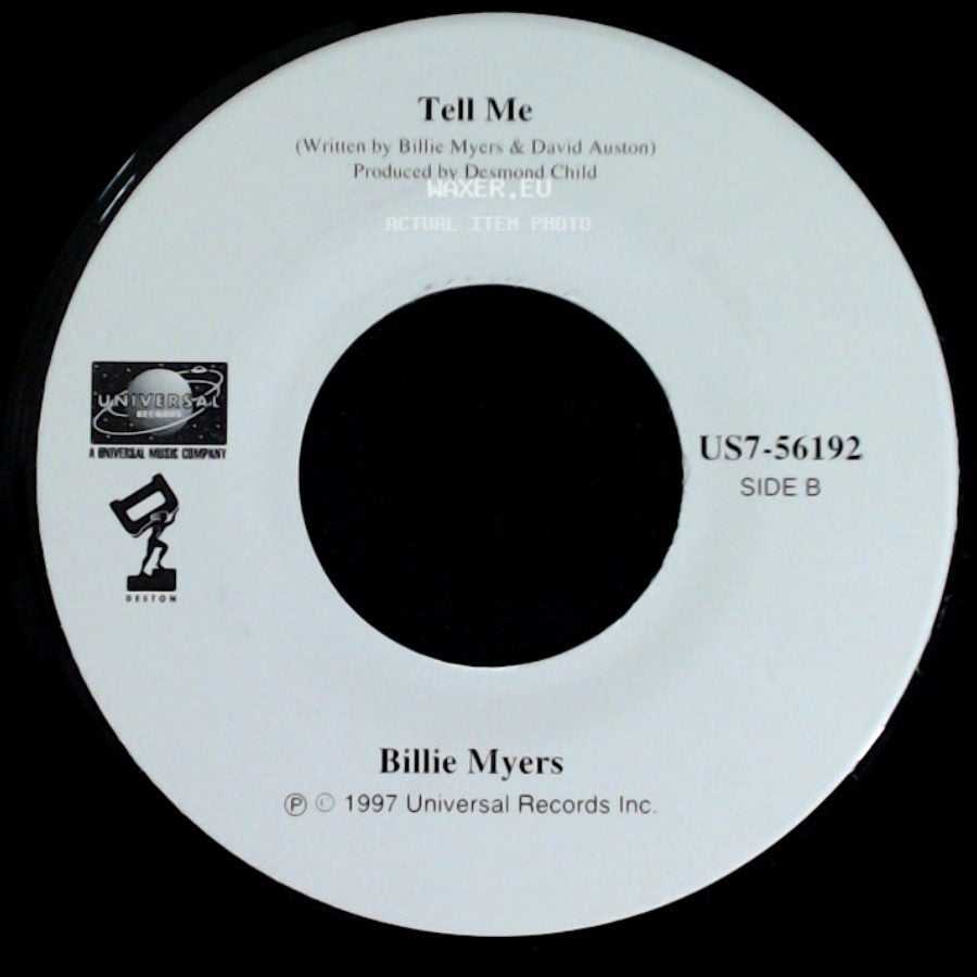 Billie Myers - Kiss The Rain / Tell Me side B