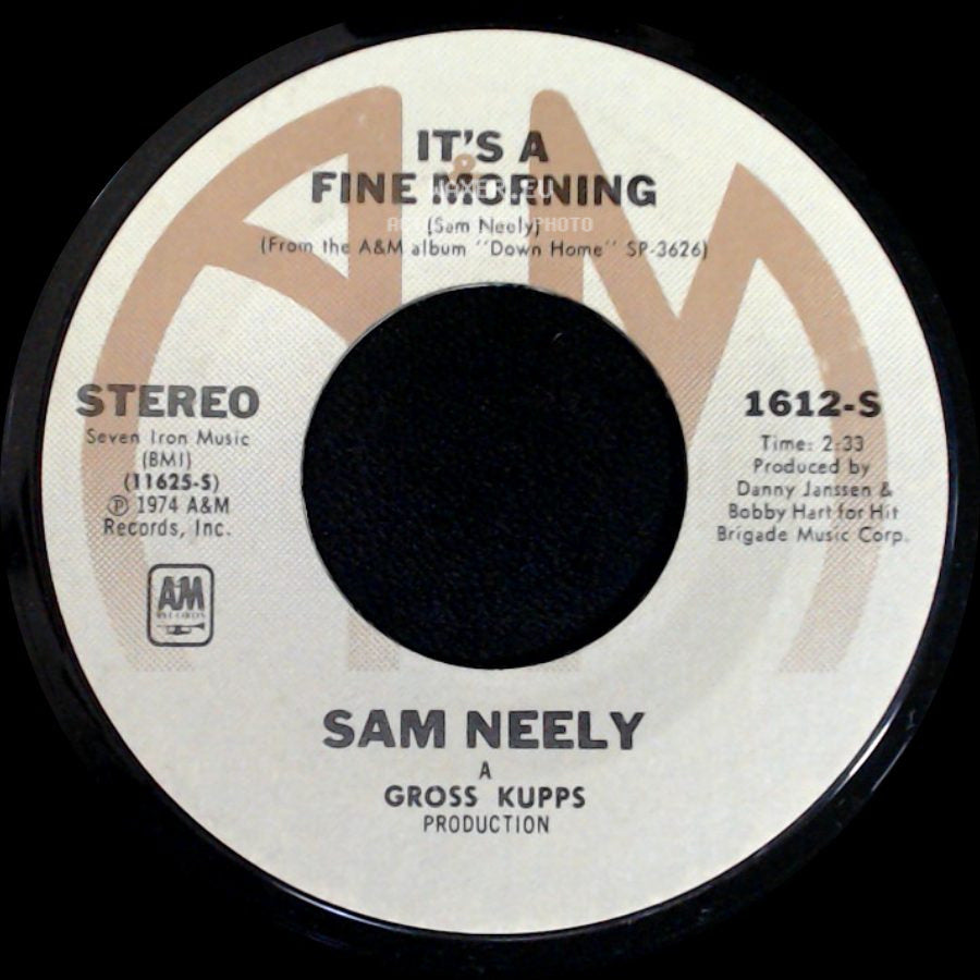 Sam Neely - You Can Have Her / It's A Fine Morning side B