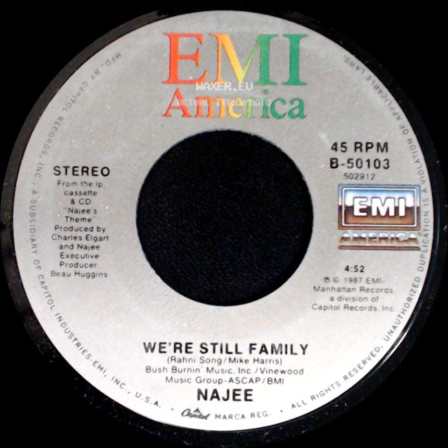 Najee - Mysterious / We're Still Family side B