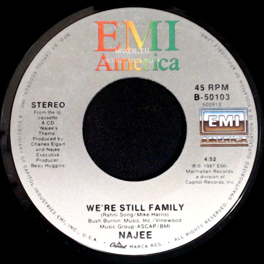 Najee - Mysterious / We're Still Family side B