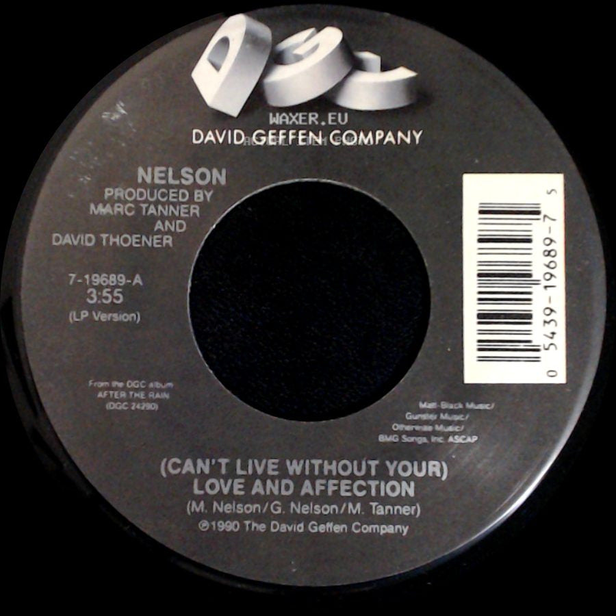 Nelson - (Can't Live Without Your) Love And Affection / Will You Love Me? side A