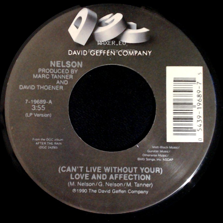 Nelson - (Can't Live Without Your) Love And Affection / Will You Love Me? side A