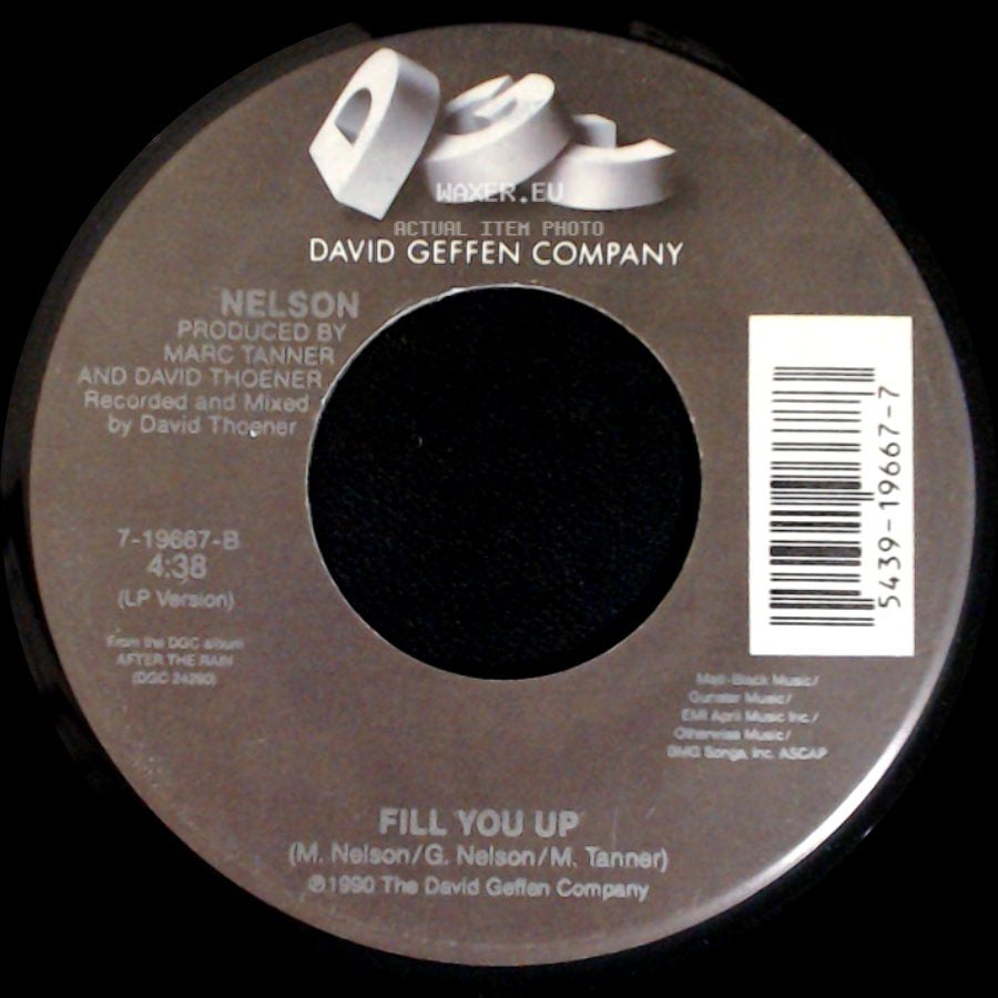 Nelson - After The Rain / Fill You Up side B