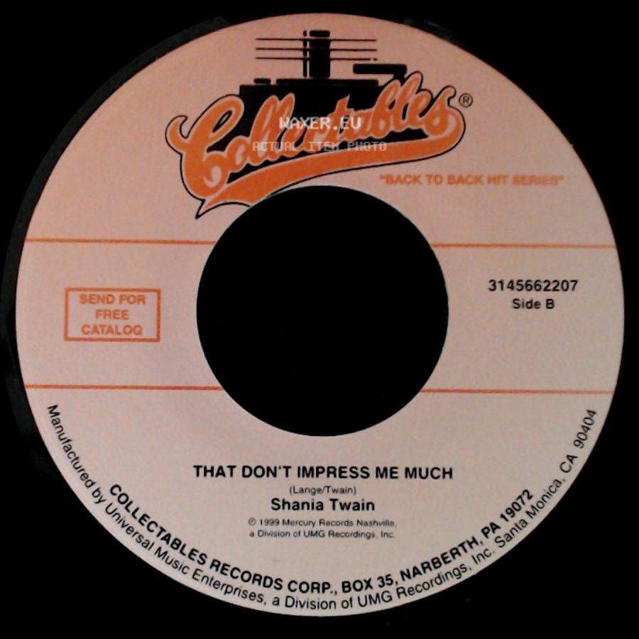 Shania Twain - Honey, I'm Home / That Don't Impress Me Much side B