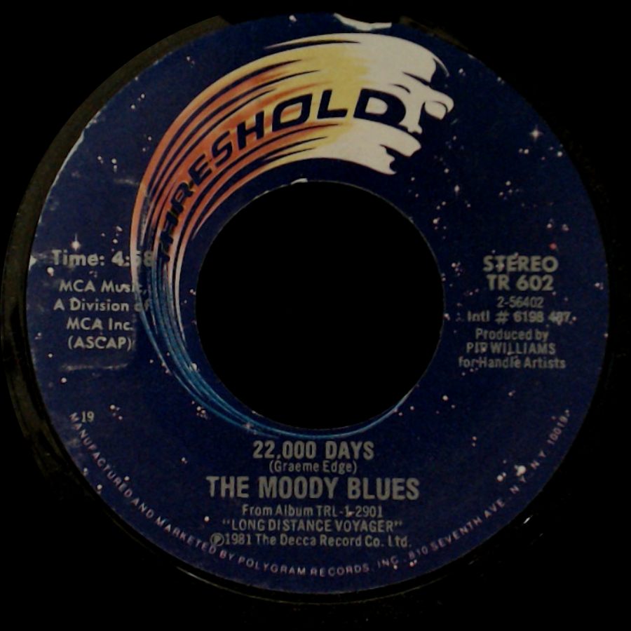 The Moody Blues - The Voice / 22,000 Days side B