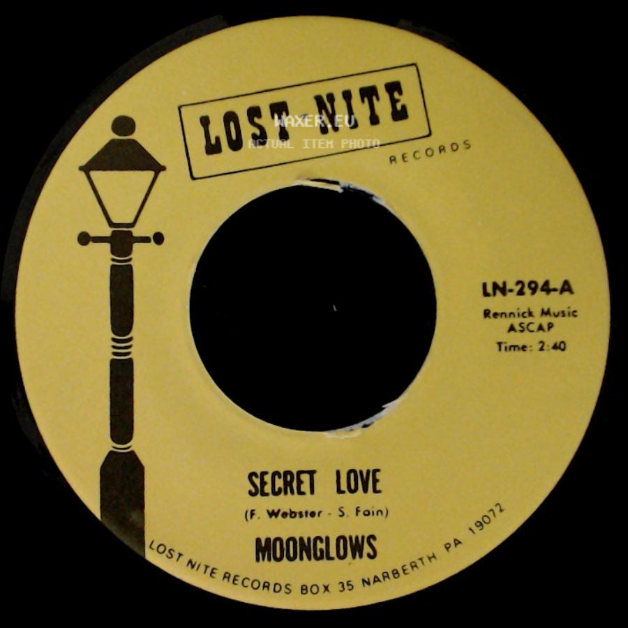 The Moonglows - Secret Love / Real Gone Mama side A