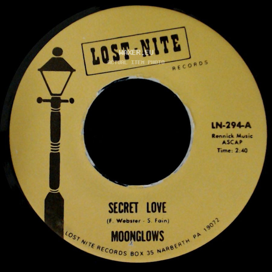 The Moonglows - Secret Love / Real Gone Mama side A