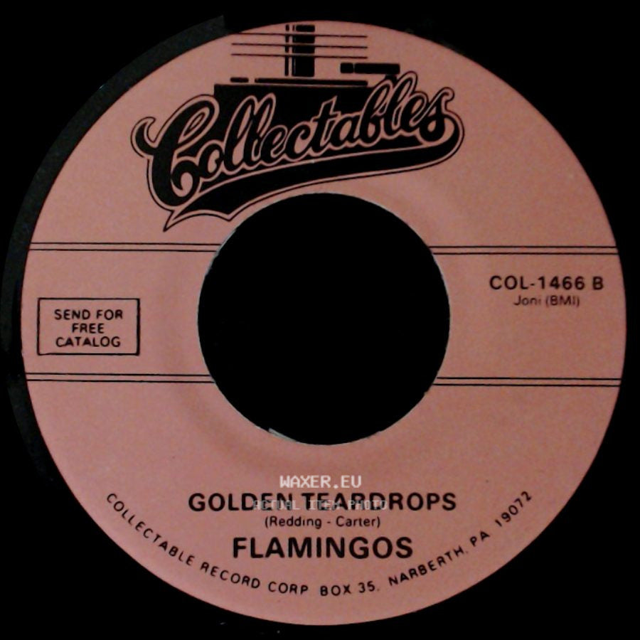 Moonglows / Flamingos - Secret Love / Golden Teardrops side B
