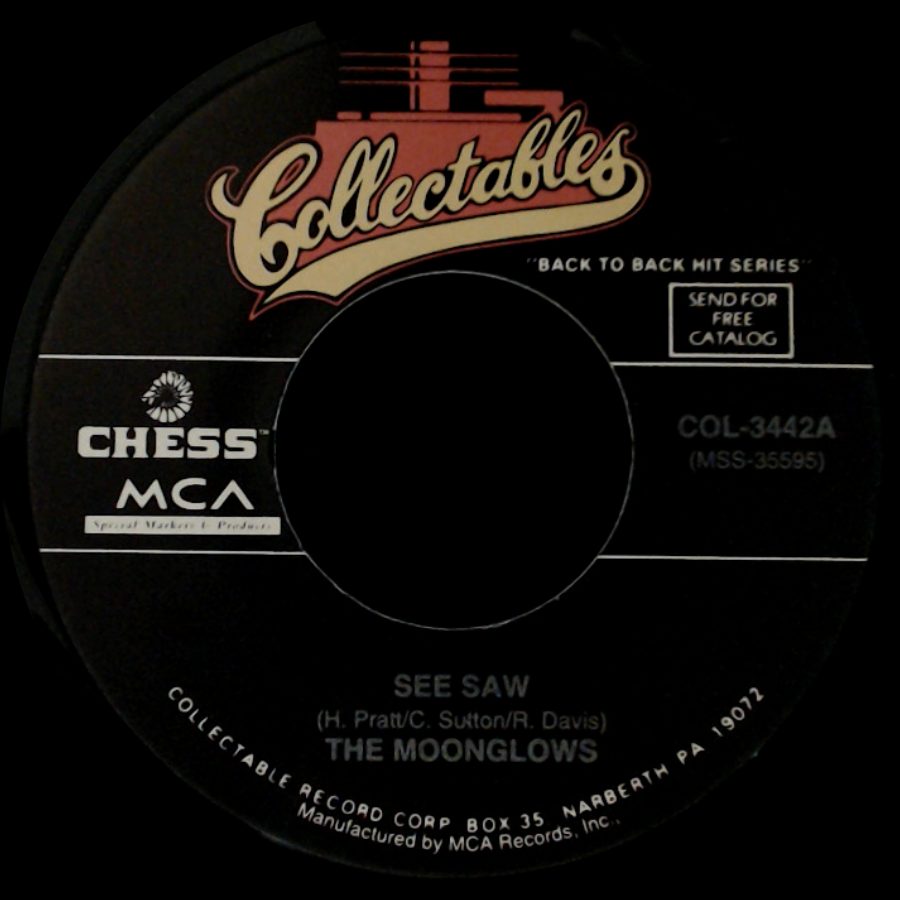 The Moonglows - See Saw / When I'm With You side A