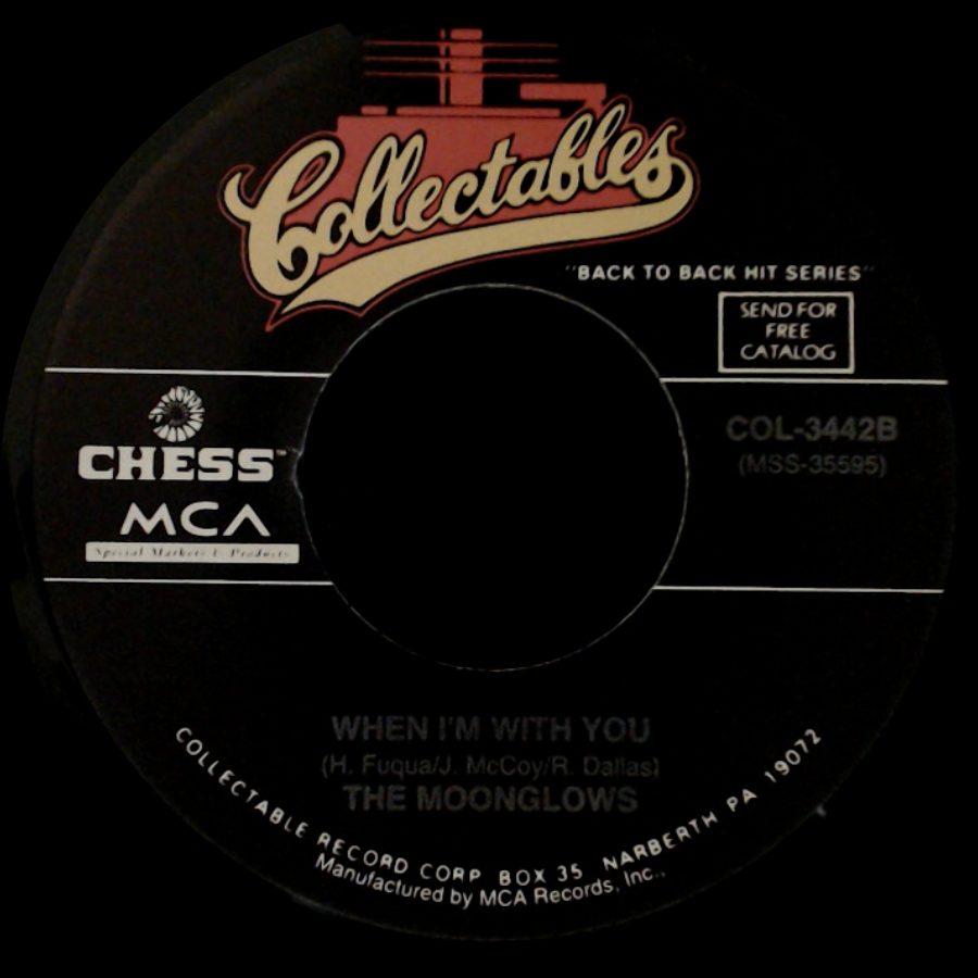 The Moonglows - See Saw / When I'm With You side B