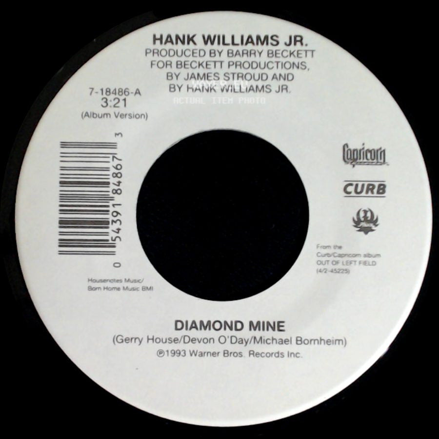 Hank Williams Jr. - Diamond Mine / Dirty Mind side A