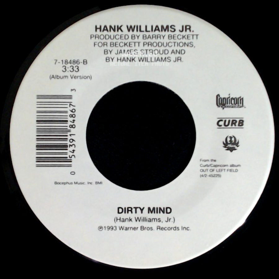 Hank Williams Jr. - Diamond Mine / Dirty Mind side B