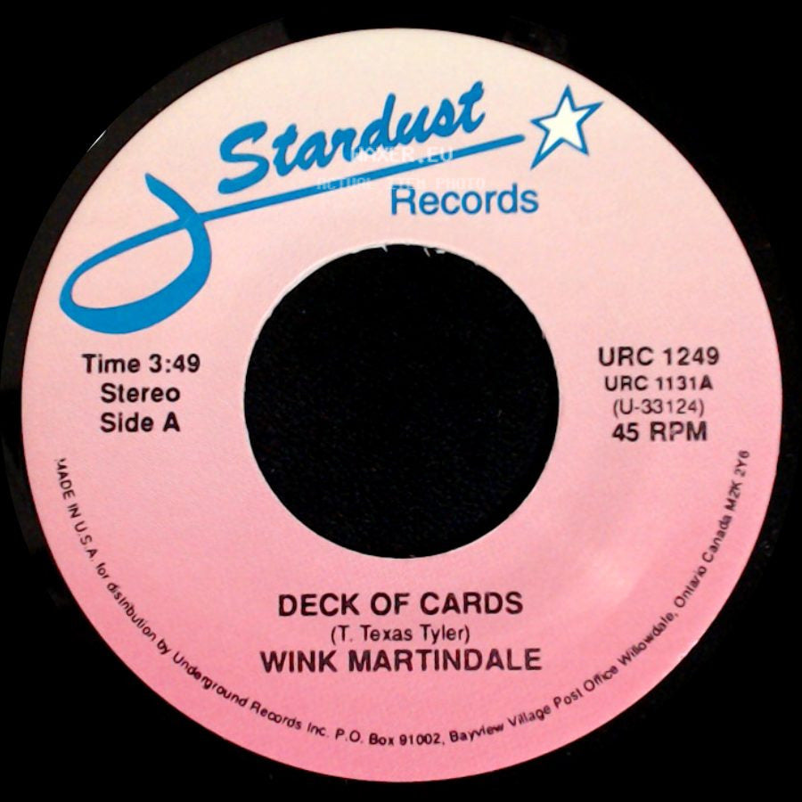 Wink Martindale / Ashton Gardner & Dyke - Deck Of Cards / Resurrection Shuffle side A