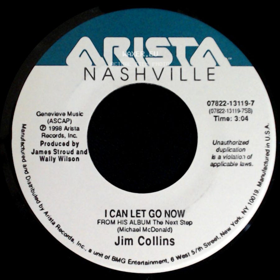 Jim Collins - I Can Let Go Now / My First, Last, One And Only side A