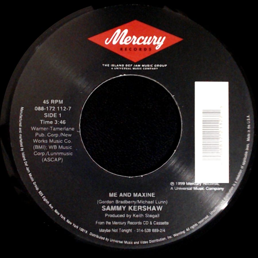 Sammy Kershaw - Me And Maxine / Louisiana Hot Sauce side A