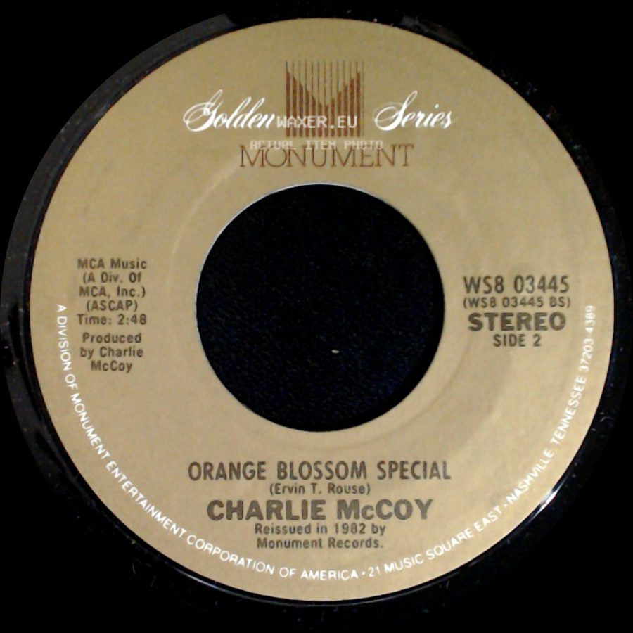 Charlie Mccoy - Shenandoah / Orange Blossom Special side B