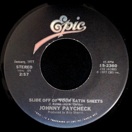 Johnny Paycheck - Take This Job And Shove It / Slide Off Of Your Satin Sheets side B