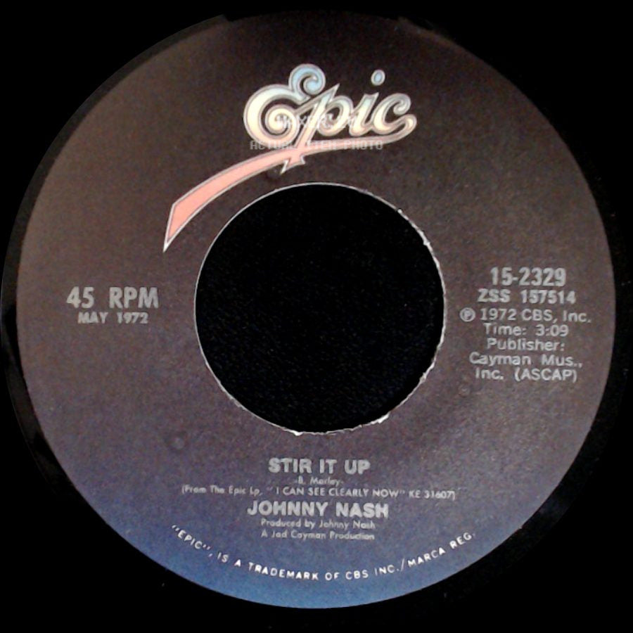 Johnny Nash - Stir It Up / I Can See Clearly Now side A