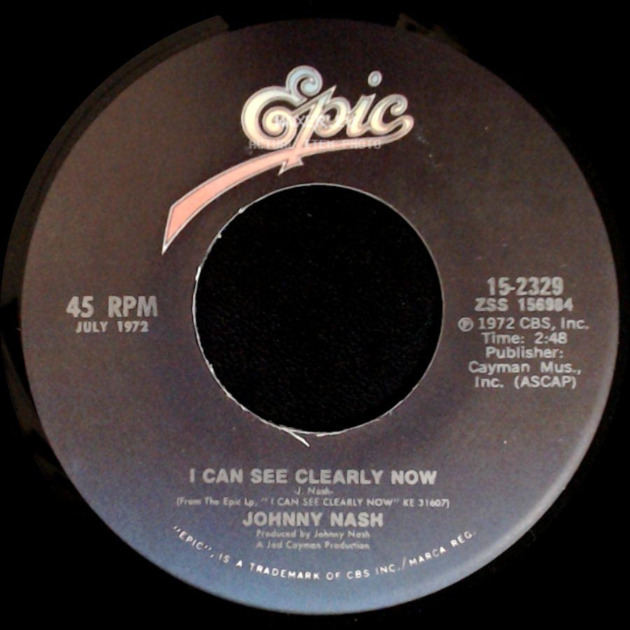 Johnny Nash - Stir It Up / I Can See Clearly Now side B