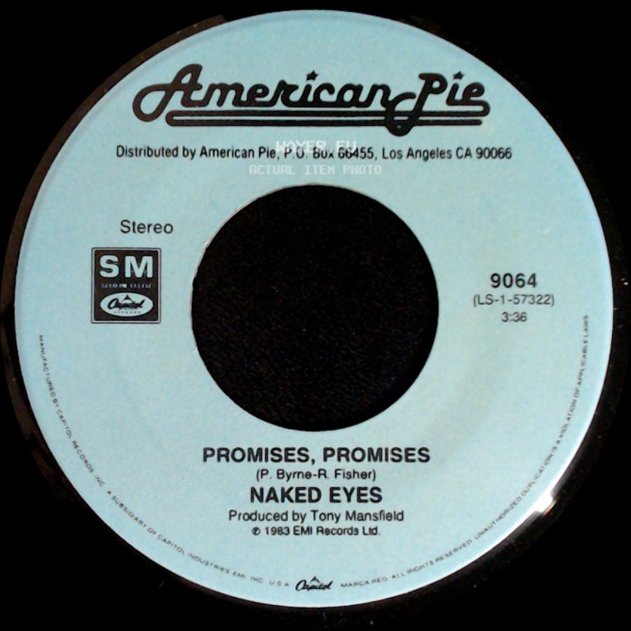 Naked Eyes / Delbert Mcclinton - Promises, Promises / Giving It Up For Your Love side A