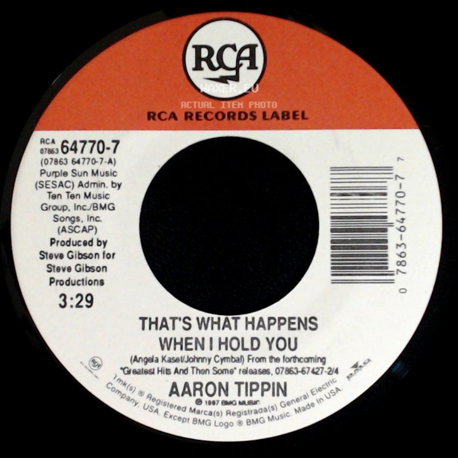 Aaron Tippin - Whole Lotta Love On The Line / That's What Happens When I Hold You side B