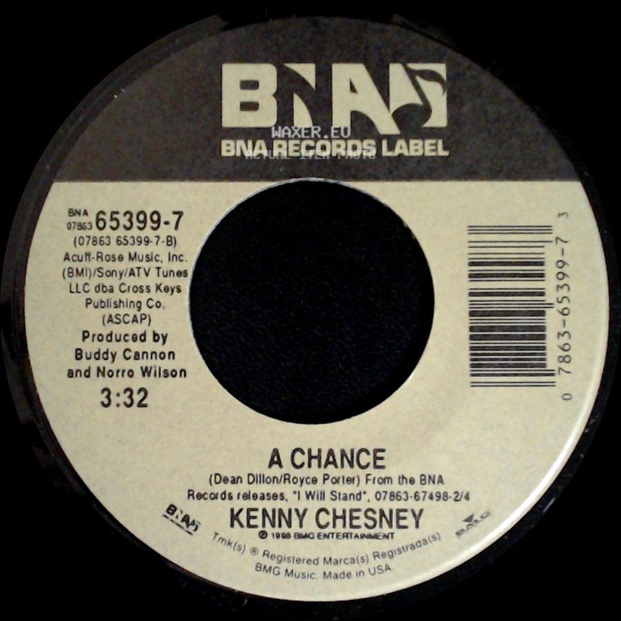 Kenny Chesney - That's Why I'm Here / A Chance side B
