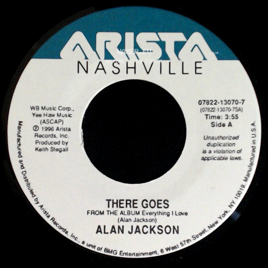Alan Jackson - There Goes / A House With No Curtains side A
