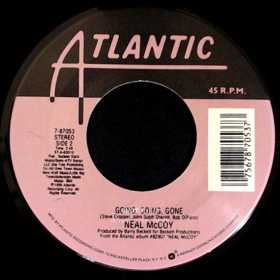 Neal Mccoy - Then You Can Tell Me Goodbye / Going, Going, Gone side B