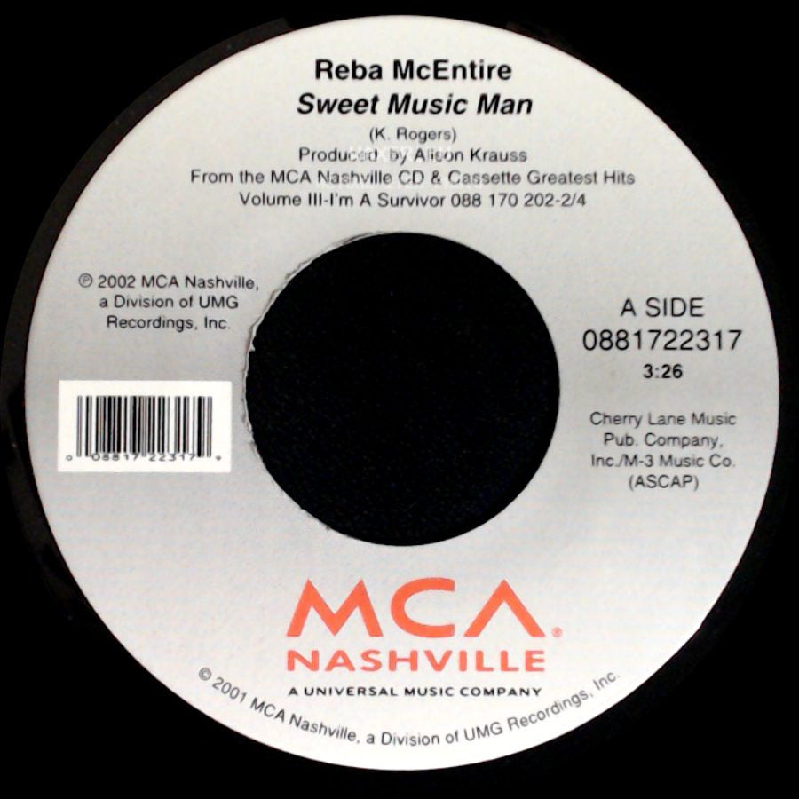 Reba Mcentire - Sweet Music Man / The Heart Is A Lonely Hunter side A