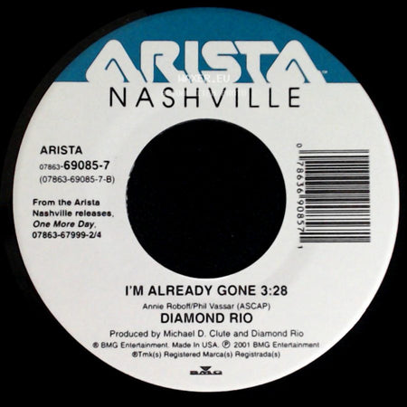 Diamond Rio - I'm Already Gone / Sweet Summer side A