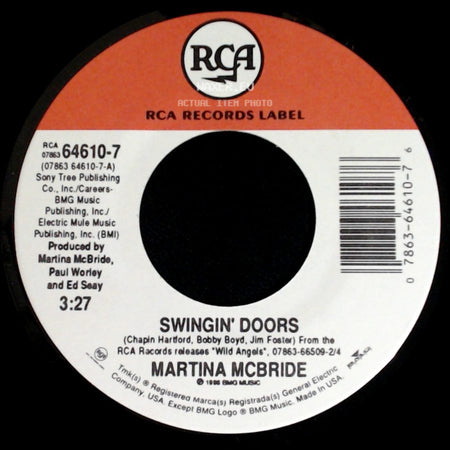 Martina Mcbride - Phones Are Ringin' All Over Town / Swingin' Doors side B