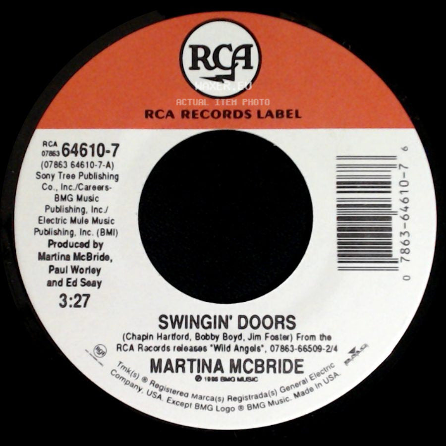 Martina Mcbride - Phones Are Ringin' All Over Town / Swingin' Doors side B