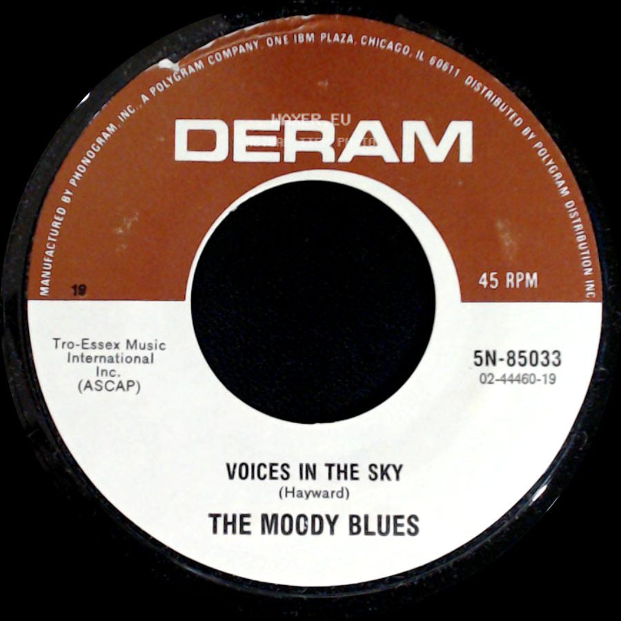 The Moody Blues - Voices In The Sky / Ride My See-Saw side A