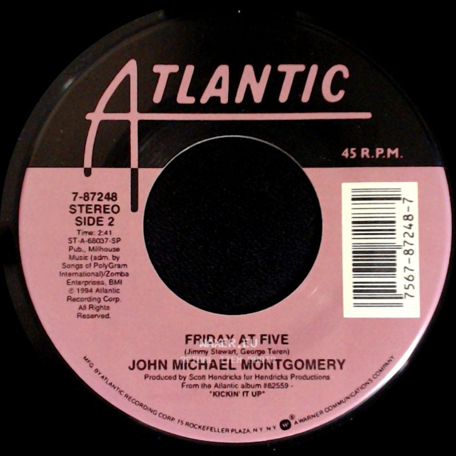 John Michael Montgomery - Rope The Moon / Friday At Five side B