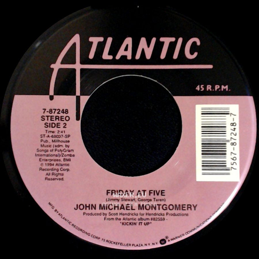 John Michael Montgomery - Rope The Moon / Friday At Five side B