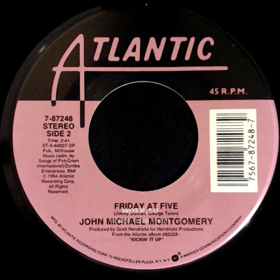 John Michael Montgomery - Rope The Moon / Friday At Five side B