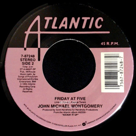 John Michael Montgomery - Rope The Moon / Friday At Five side B