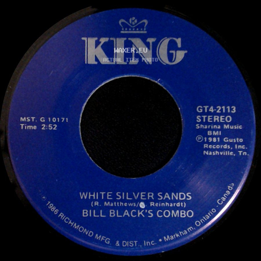 Bill Black's Combo - Smokie Part Ii / White Silver Sands side B
