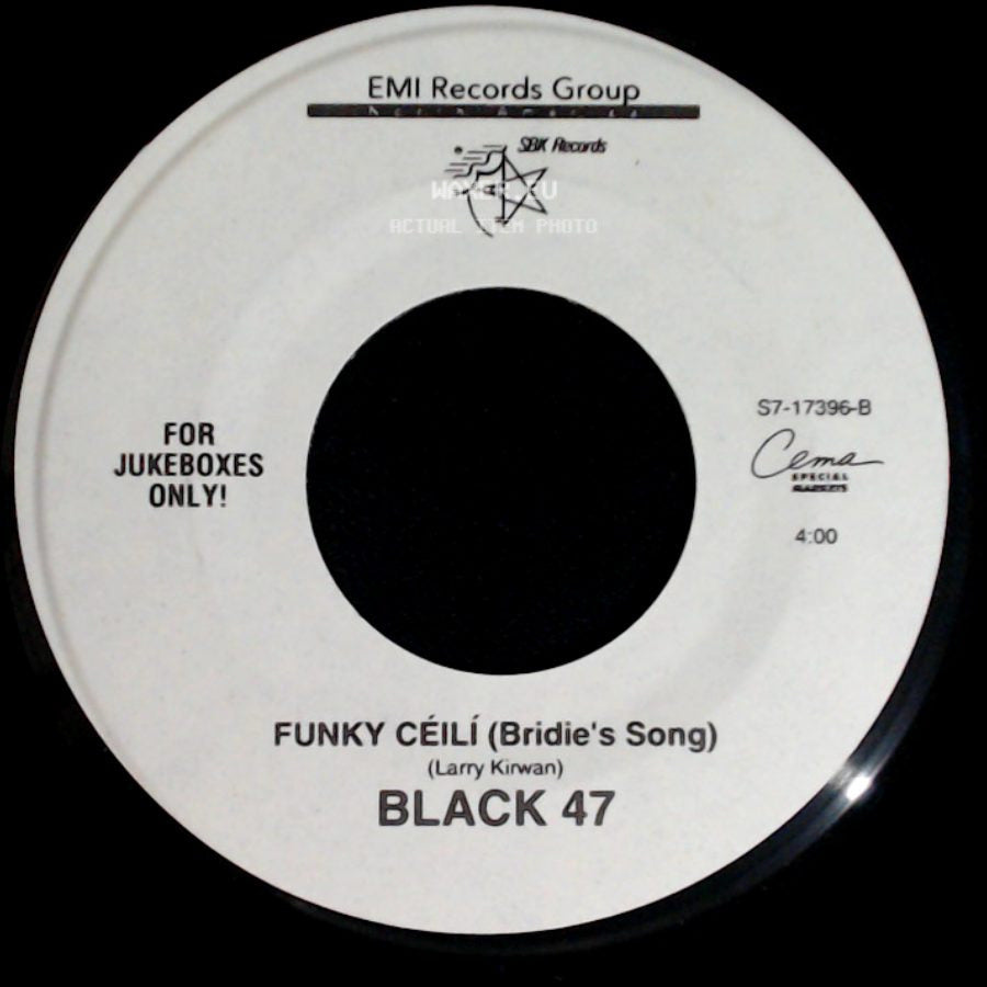 Black 47 - Maria's Wedding / Funky Céilí (Bridie's Song) side B