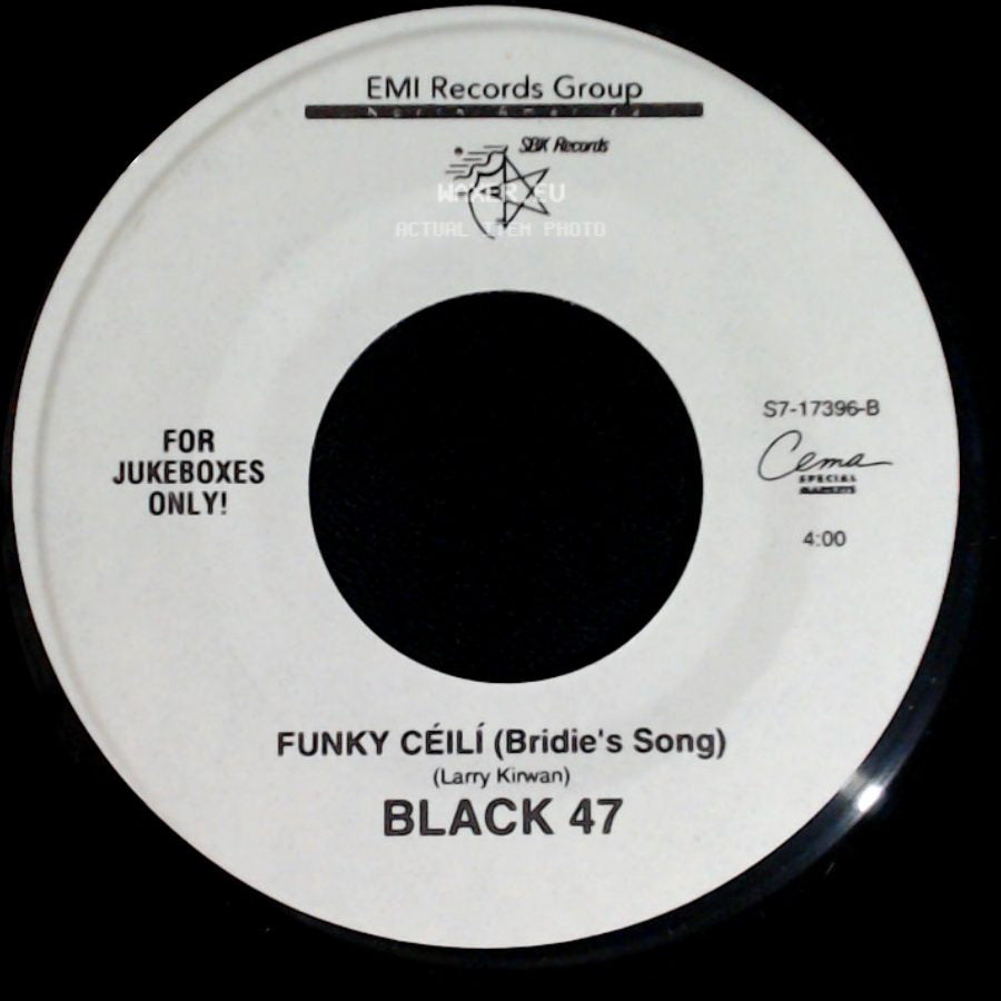 Black 47 - Maria's Wedding / Funky Céilí (Bridie's Song) side B