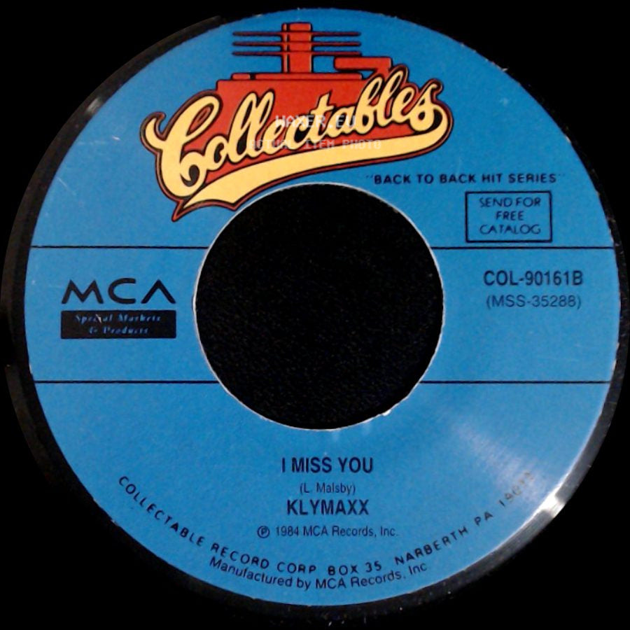 Klymaxx - The Men All Pause / I Miss You side B