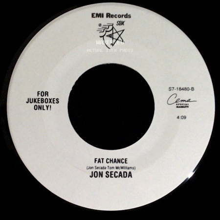 Jon Secada - Mental Picture (E Smoove's Pop 7" Mix) / Fat Chance side B
