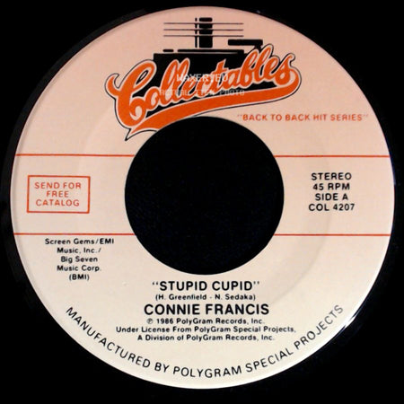 Connie Francis - Stupid Cupid / My Happiness side A