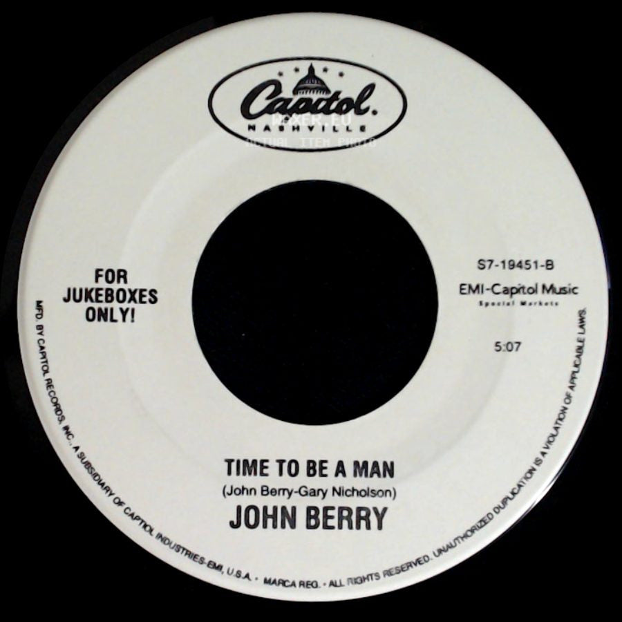 John Berry - She's Taken A Shine / Time To Be A Man side B