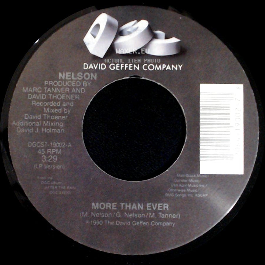 Nelson - More Than Ever / Keep One Heart side A